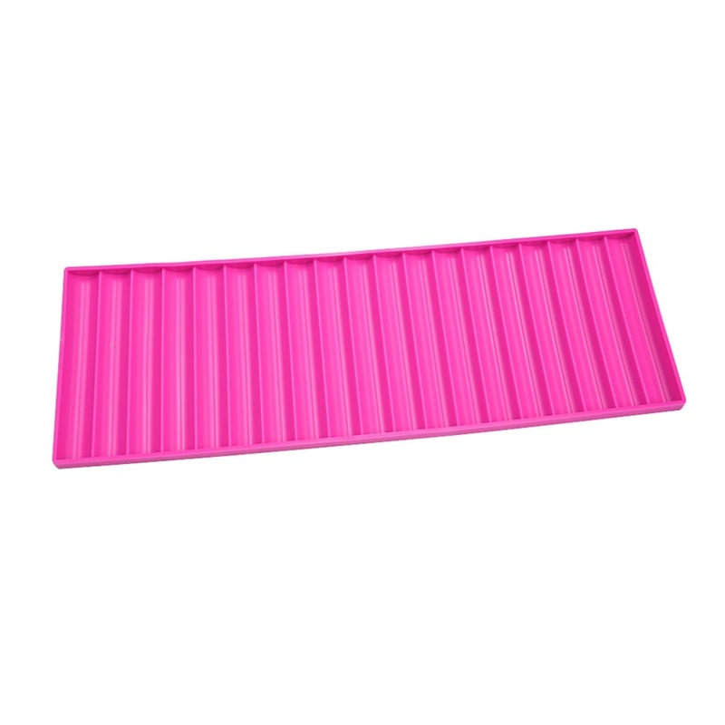 mostsom Silicone Lace Mold for Cake Decorating, Edible Gumpaste Embossing Cylinder Lace Mat, Fondant Imprint for Cupcake, Candy, DIY Clay, Epoxy Resin, Sugar Craft Baking (F_ 3D Cylinder) - Image 3
