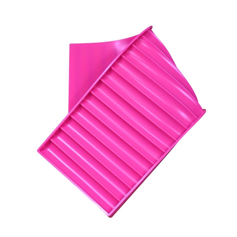 mostsom Silicone Lace Mold for Cake Decorating, Edible Gumpaste Embossing Cylinder Lace Mat, Fondant Imprint for Cupcake, Candy, DIY Clay, Epoxy Resin, Sugar Craft Baking (F_ 3D Cylinder) - Image 4