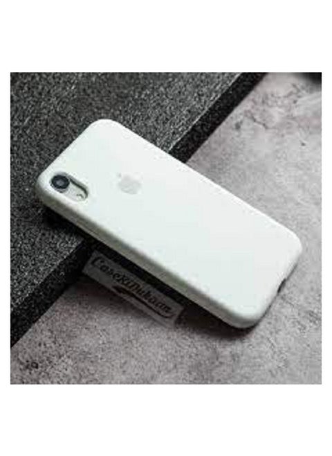 IPHONE XR SILICONE CASE WHITE, TPU Silicone Case Compatible with Apple iPhone XR - Case Slim Protective Phone Cover with Soft Finish