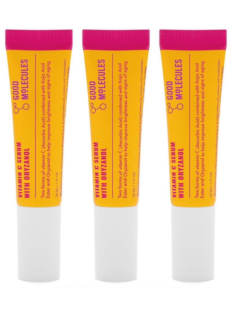 جزيئات جيدة سيروم فيتامين سي مع الأوريزانول 30 مل ثلاثي