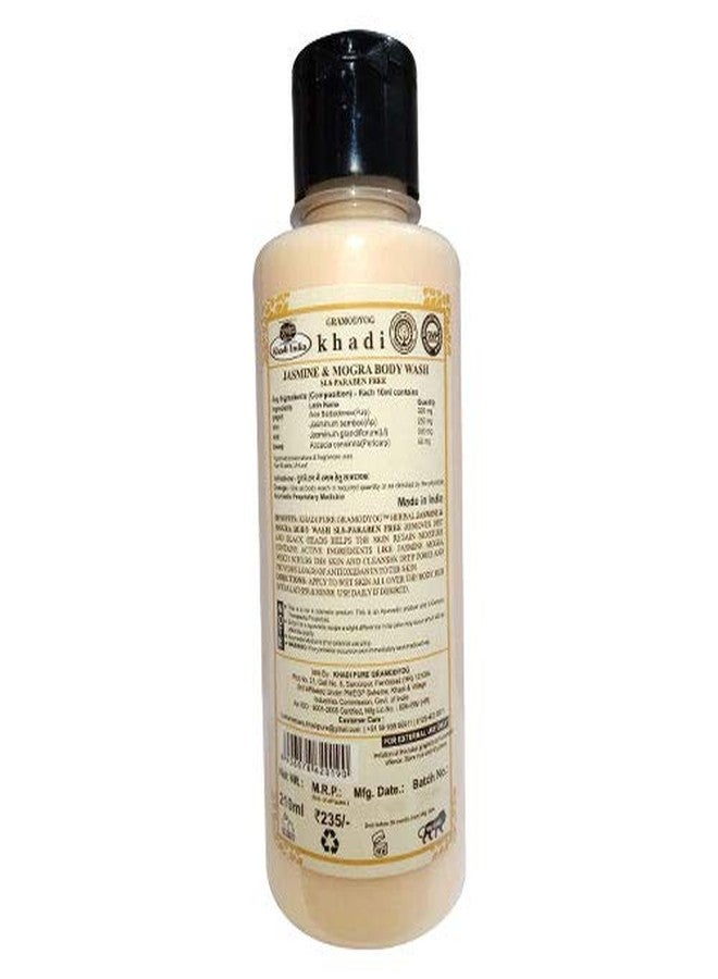 Khadi Pure Herbal Jasmine & Mogra Body Wash SLS-Paraben Free – 210ml | Gentle & Nourishing | Relaxing Aroma | Natural Ingredients | Ideal for All Skin Types - Image 2
