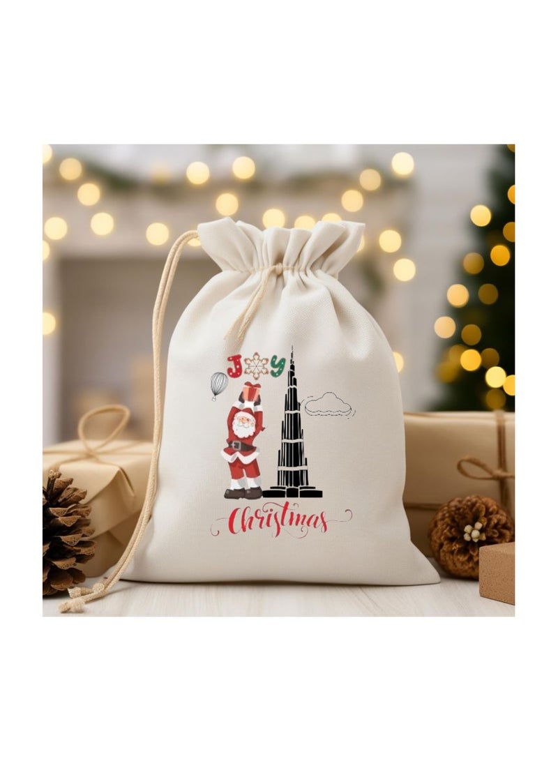 PRINTSHOP4ME Christmas Santa Drawstring Bags With Christmas Design-Durable Sports Backpack For Kids,Great For School And Everyday Use,Lightweight For Everyday Use - Image 2