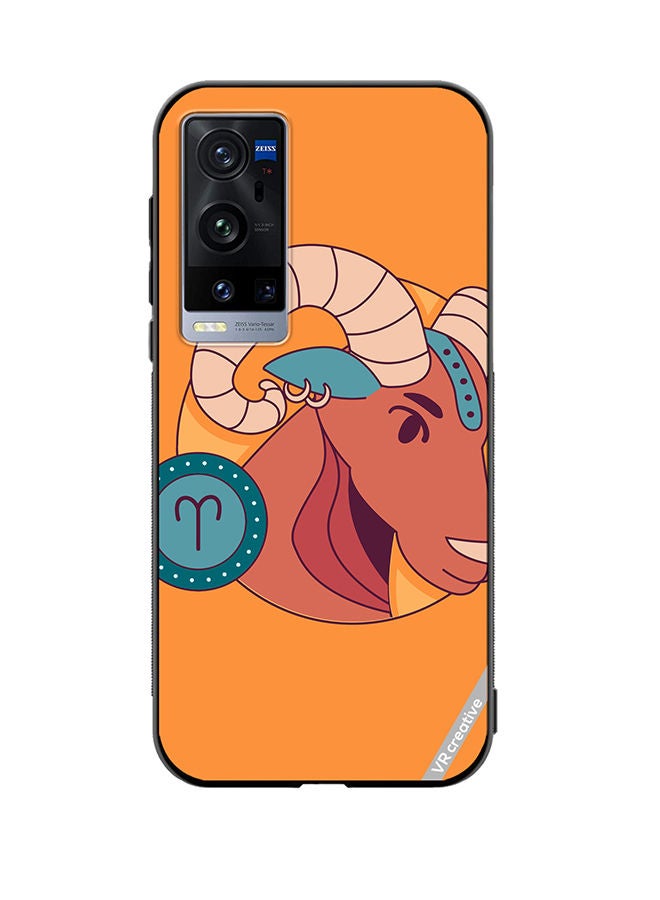 VR CREATIVE Protective Case Cover For Vivo X60 Pro Plus Pregnancy Zodiac Signs Design Multicolour - Image 1