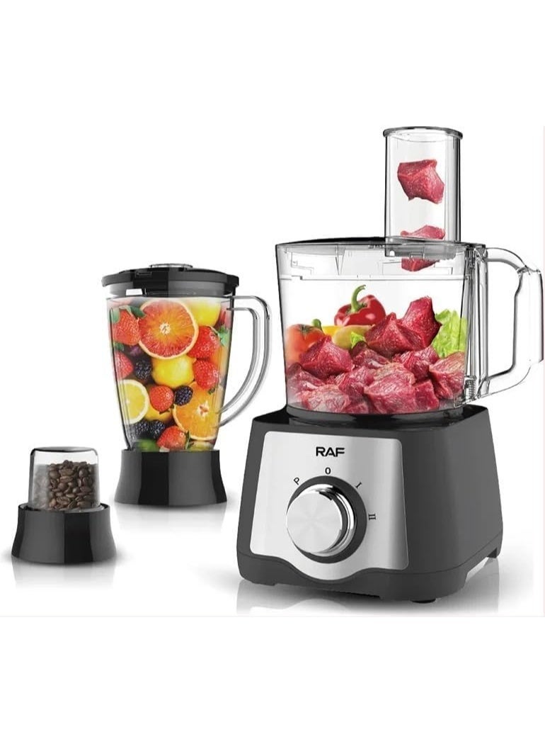 آر إيه أف محضر طعام متعدد الوظائف (٧ في ١) محرك قوي من النحاس بالكامل - ٦٠٠ واط | خلاط | مفرمة | مطحنة - Image 4