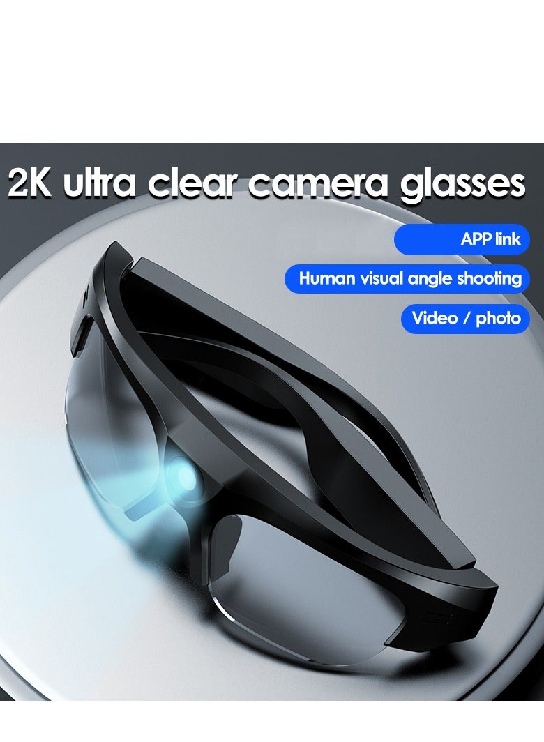 جولف لينك نظارات ذكية XV-17 مزودة بكاميرا تعمل بدون استخدام اليدين ومزودة ببلوتوث لالتقاط الفيديو والصور. - Image 3
