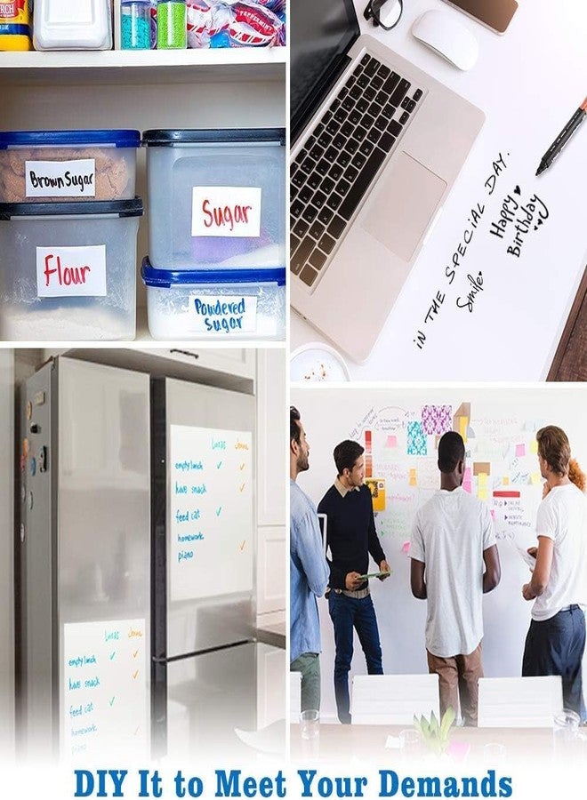 HOME13 White Board Wall Sticker Self Adheisve Removable White Board Wallpaper for Home School, Office, College (45x381 Cm) - Image 3