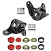 iiLentes Passenger and Driver Side Radius Arm Bracket Control Arm Support with Radius Arm Bushing for 19801996 Ford Bronco F100 F150 F250 F350 523018 523020 - Image 2
