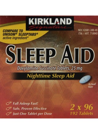 Kirkland Signature Nighttime Sleep Aid (Doxylamine Succinate 25 mg), 192 Tablets - pzsku/Z71376EC3E9F4702B59C1Z/45/_/1727378418/8dea2200-ca66-4252-856f-083dea89d963