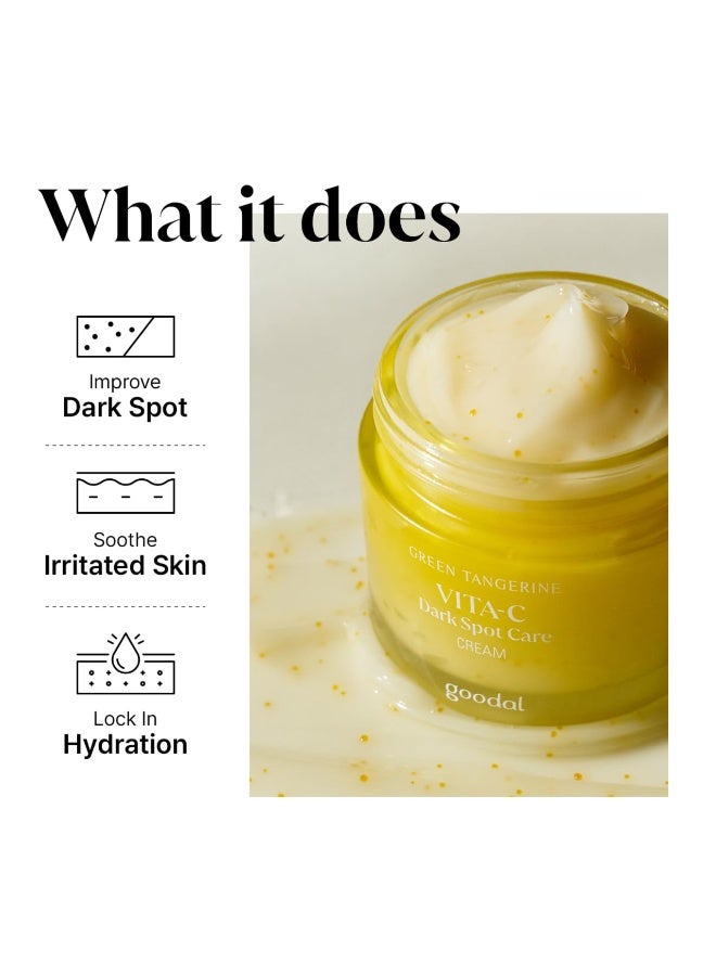 GOODAL Green Tangerine VITA-C Dark Spot Care Cream 50ml - Image 4
