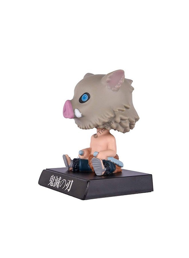 Trunkin Trunkin Inosuke Hashibira Demon Slayer Kimetsu No Yaiba Anime Bobblehead  - Image 3