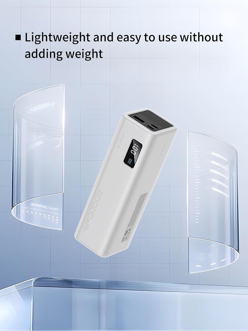 WUNIAK Case for CUKTECH 15 SE Power Bank 20000mAh 65W, Soft Silicone Protective Portable Scratch Shock Resistant with Lanyard,Transparent. - Image 5