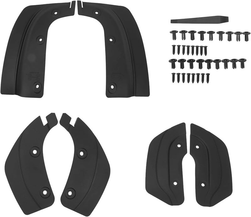 6PCS Car Mud Flaps, PVC Full Protection High Flexibility Mud Splash Guards for 2021 2023, with Easy Installation No Drilling - Image 5