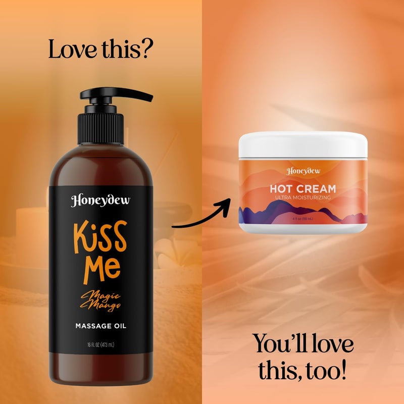 Maple Holistics Mango Sensual Massage Oil for Couples - Alluring Tropical Full Body Massage Oil for Date Night and Nourishing Body Moisturizer with Sweet Almond - Vegan Non Staining Non Greasy Smooth Gliding Formula - Image 5
