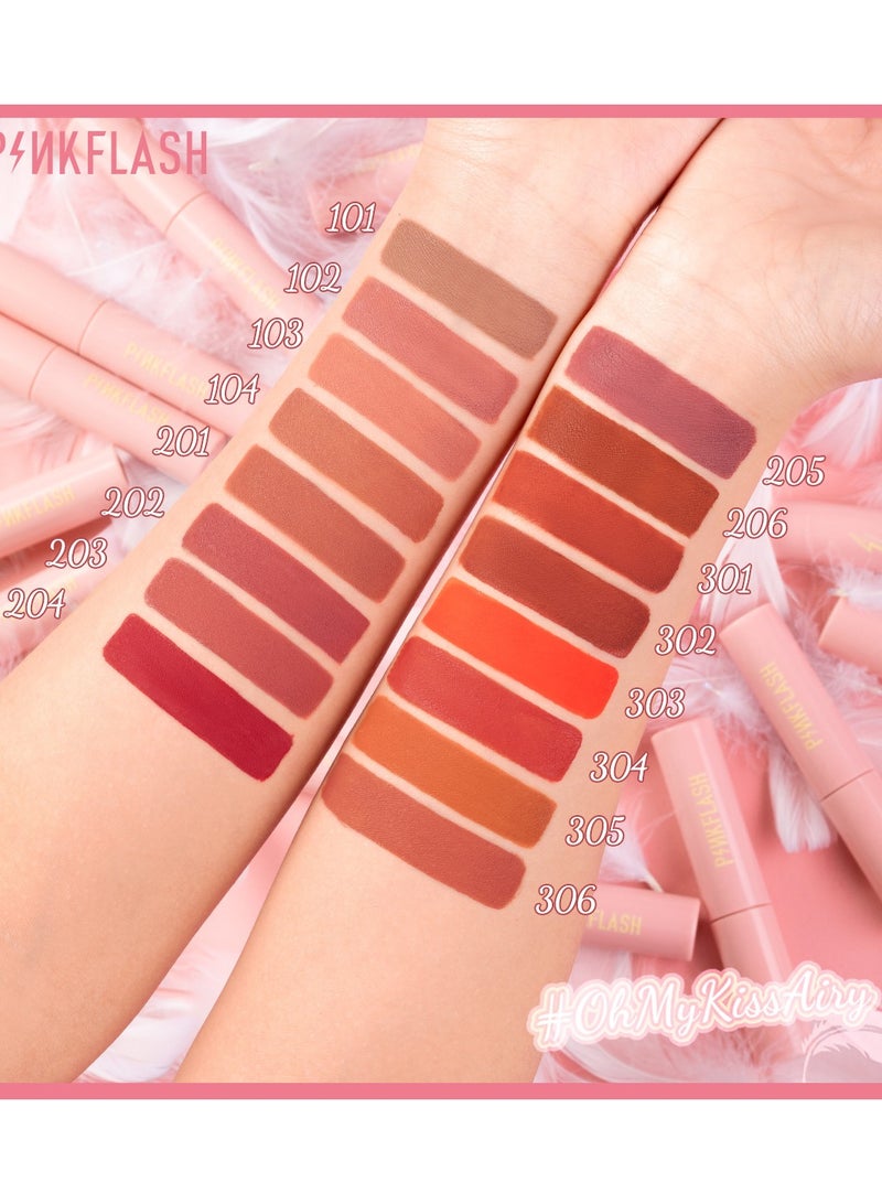 PINKFLASH Pink flash Melting Matte Lip Cream #202 - Image 4