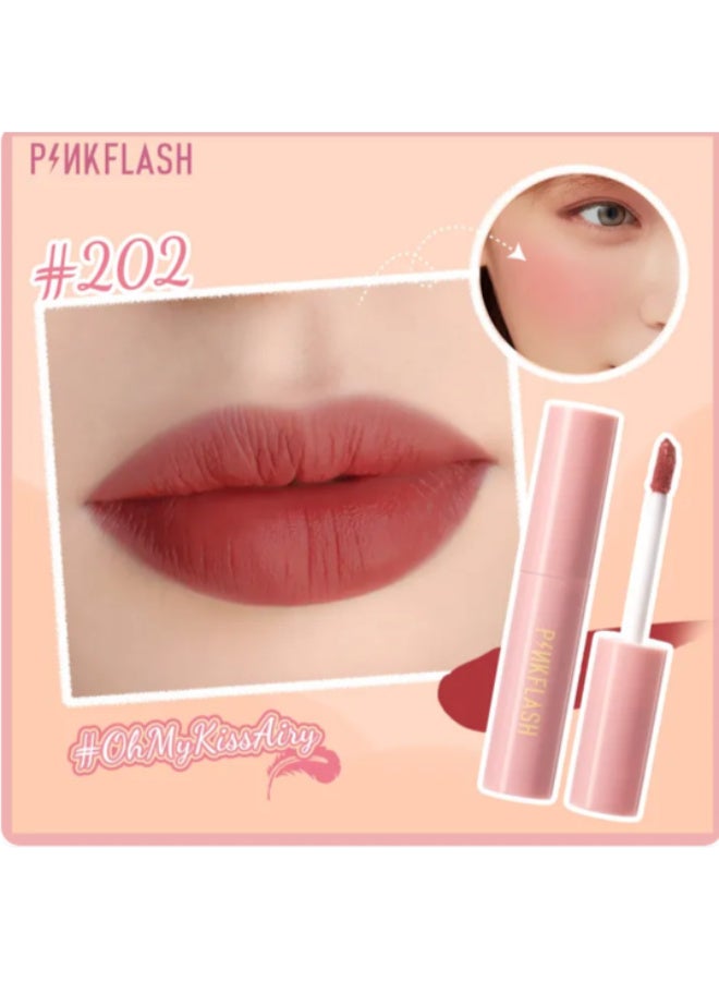 PINKFLASH Pink flash Melting Matte Lip Cream #202 - Image 1