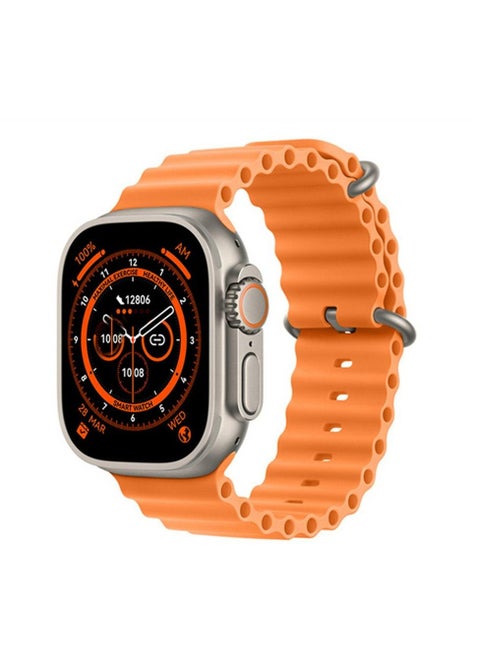 Smart Watch T800 Ultra Health Fitness Tracker Sport Watch 49MM-Orange