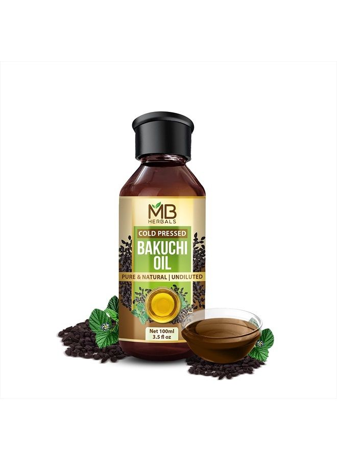 MB Herbals Bakuchi Oil 100ml (3.5 fl.oz) | Babchi | Psoralea corylifolia | 100% Pure & Undiluted | Cold Pressed | for External USE ONLY | USE After Dilution - Image 1