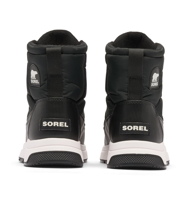 Sorel Women's Whitney III Mid Waterproof, Black/Sea Salt, 9 - Image 3