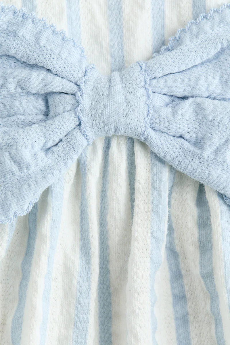 H&M Bow-detail cotton dress