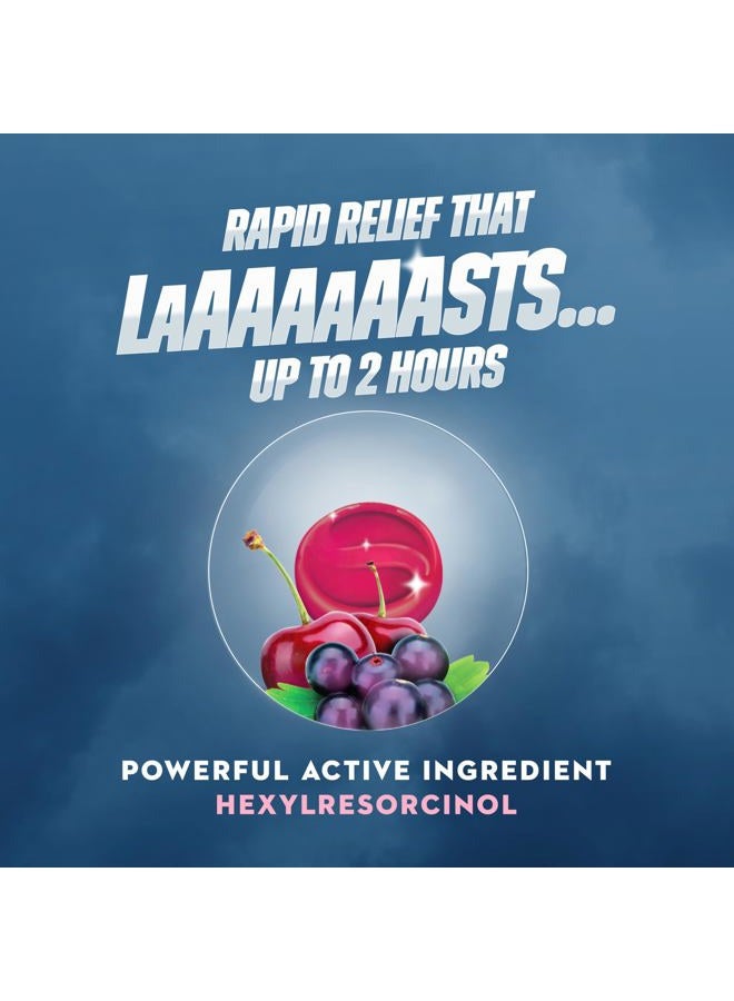 MUCINEX إنستاسوتhe لتخفيف التهاب الحلق، أقراص التهاب الحلق، دواء التهاب الحلق مع هيكسيلريسورسينول، بديل قطرات السعال، 40 قطرة طبية من البلسان والكرز البري لتخدير الحلق - Image 5