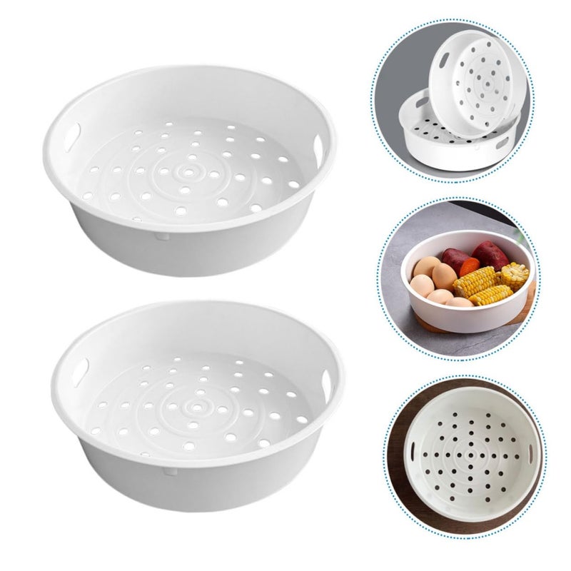 2 Pcs Plastic Steaming Basket for Rice Cooker and Pot Accessory - Image 4