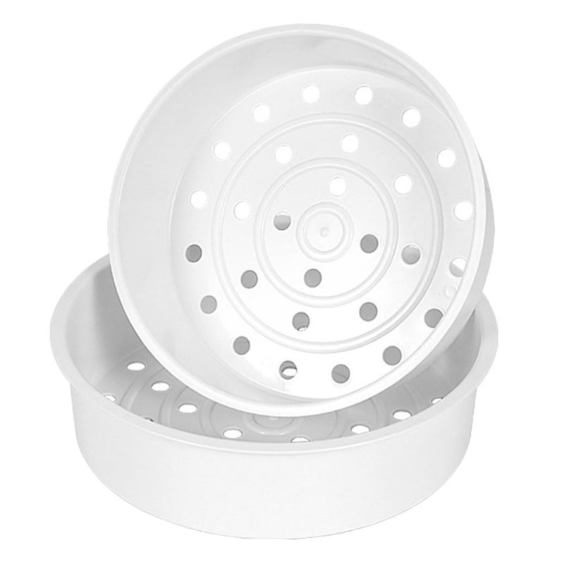 2 Pcs Plastic Steaming Basket for Rice Cooker and Pot Accessory - Image 2