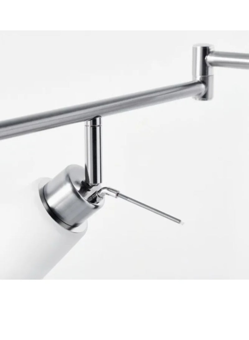 Directional ceiling light with 5 bulbs and a nickel finish - Image 2