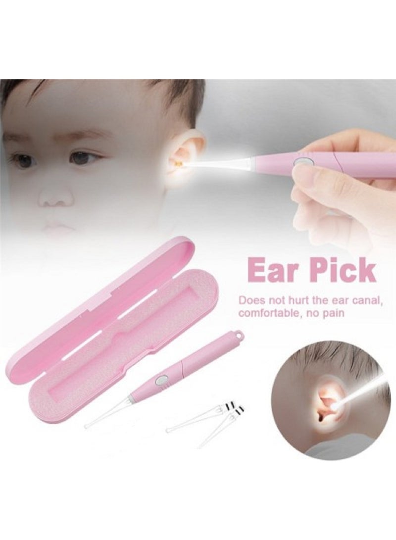 Baby Ear Wax Cleaner LED Light Earpick Earwax Luminous Remover Cleaning Spoon Health Care Tool For Kids - Image 1
