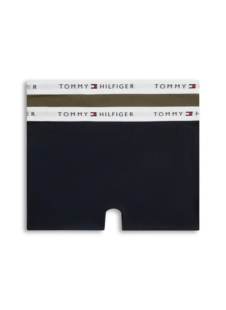 TOMMY HILFIGER Kids 2 Pack Signature Trunks