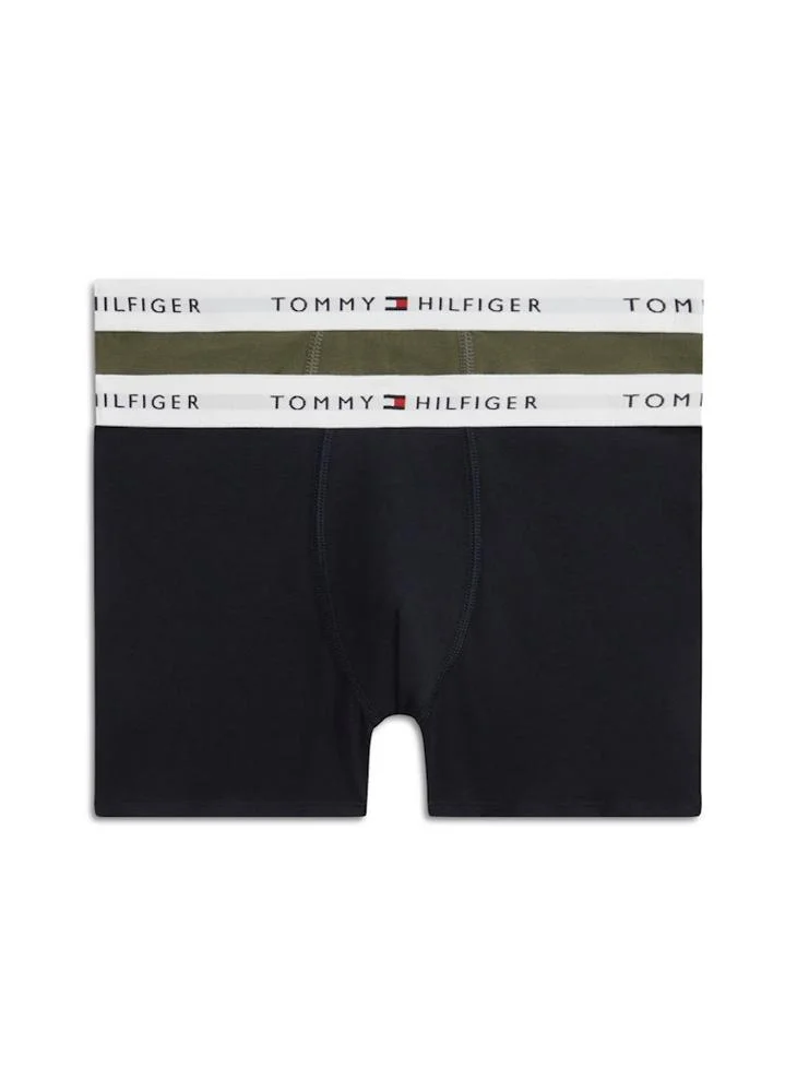 TOMMY HILFIGER Kids 2 Pack Signature Trunks