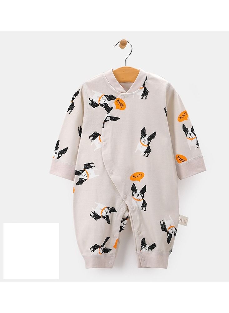 Loquat Baby Jumpsuit With Long Sleeves Cotton