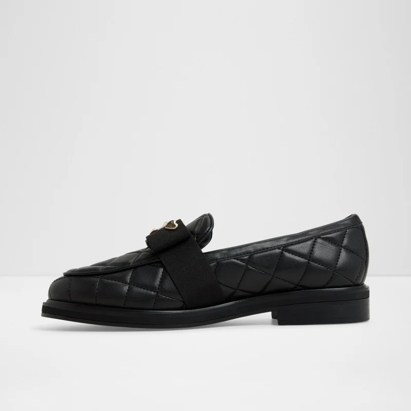 ALDO  BISSAMO Bow Detail Quilted Loafers for Women | Best Price UAE