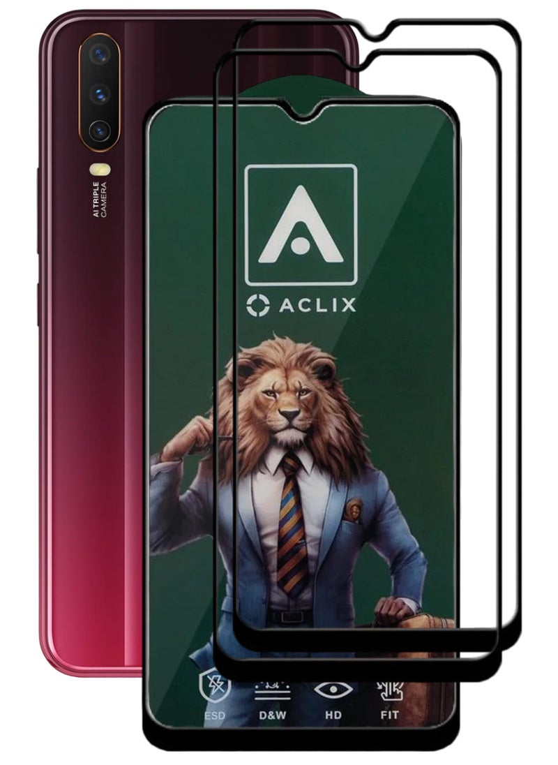 أكاليكس قطعتين، حماية شاشة،  لهاتف فيفو Y12، جودة ممتازة. - Image 1