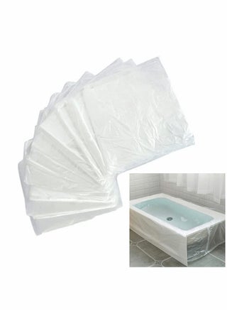 Disposable Bathtub Cover Liner, 50 Pcs Ultra Large Liner Plastic Bag, 120 x 260 cm Bath Tub Water Storage Bag or Hotel - pzsku/Z71384DE796059F653879Z/45/_/1669984115/cca34bd1-8c85-4688-a40f-7c4456133af1