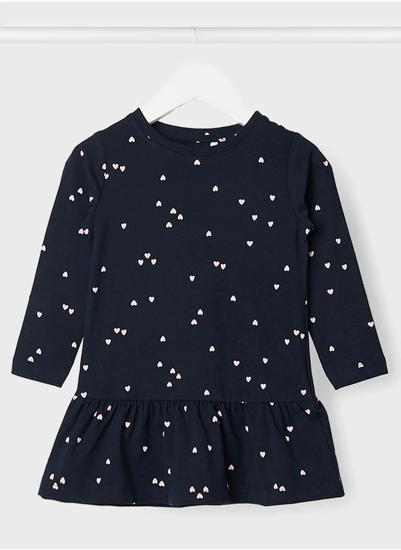 NAME IT Kids Heart Print Dress