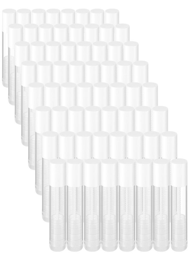 Maitys 64 Pcs Lip Balm Tubes 5 ml Empty Lip Gloss Balm Containers Refillable Rotatable Plastic Lipstick Tubes DIY Lip Gloss Holder for DIY Cosmetic (Clear) - Image 2
