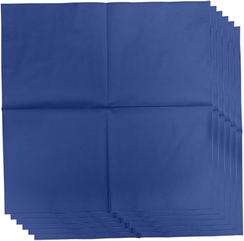 2 Ply Cocktail Napkins 6.5x6.5 Inch 100 Pack Disposable Paper For Parties Birthdays Buffets - Image 5