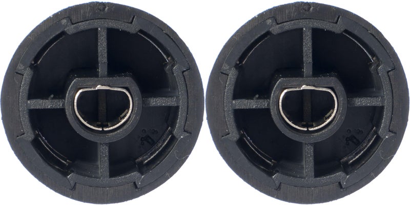APDTY 117378 Rear Radio Replacement Control Knob Set Of 2 (Push-On) - Image 2
