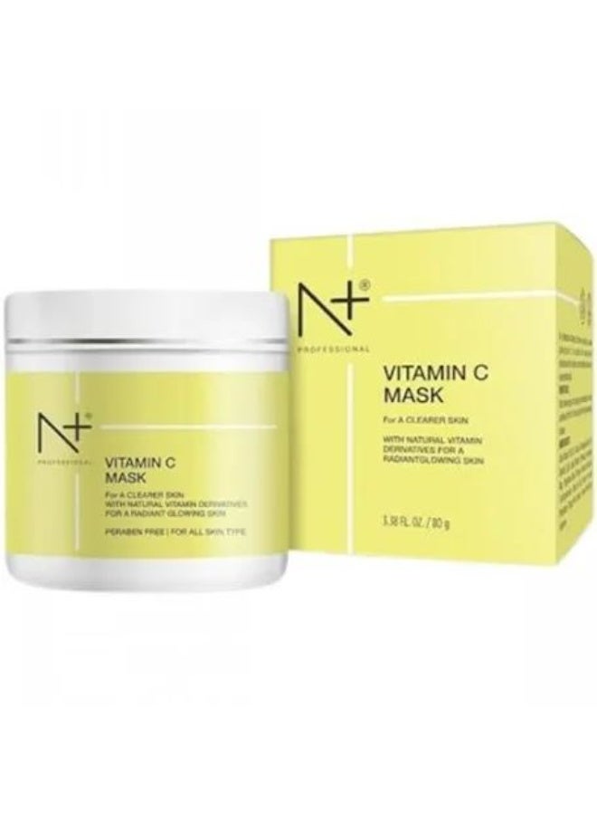 N Plus Vitamin C Mask for a clearer skin With natural vitamin derivatives