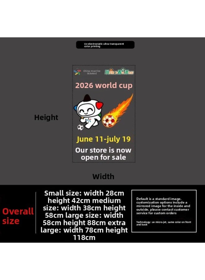 2026 World Cup Theme Scene Decoration Atmosphere Setup –Specifications:Middle Color Category:UV6623B - Image 1