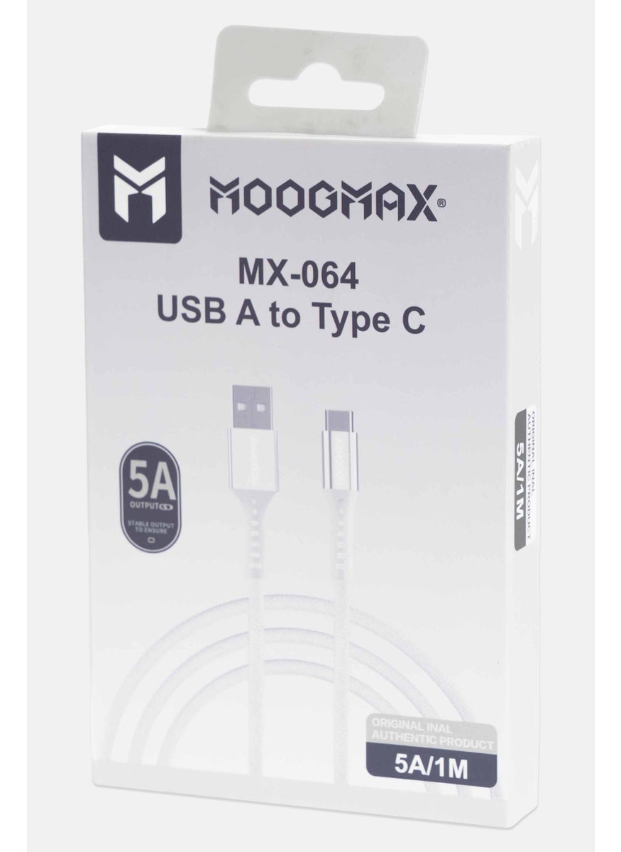 MOOGMAX MX064 Type C USB Charger, White  - Image 2