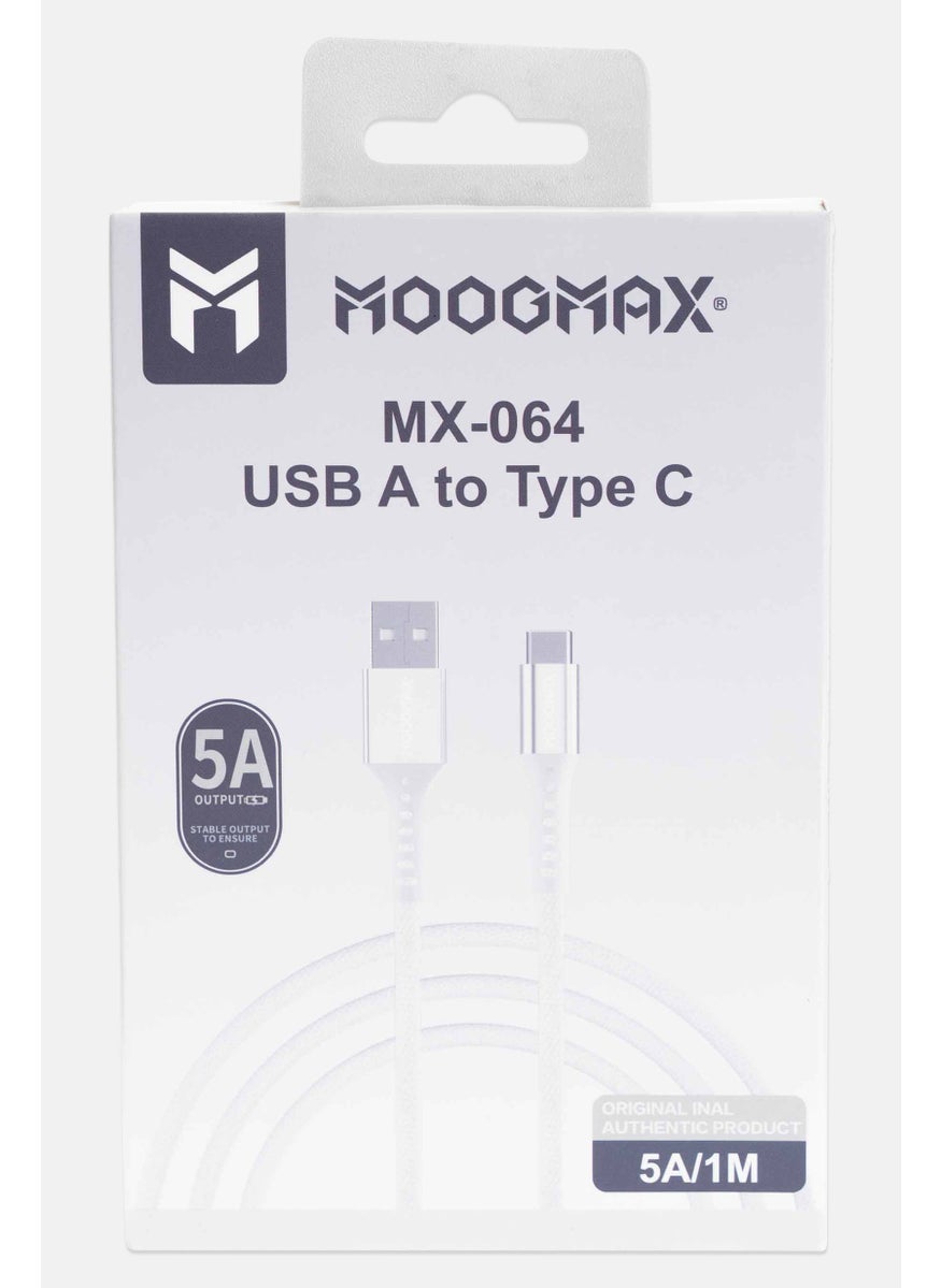 MOOGMAX MX064 Type C USB Charger, White  - Image 1