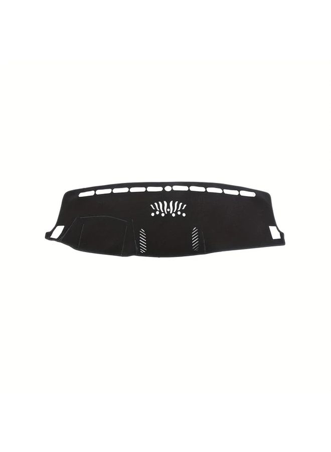 Black Polyamide Dashboard Sunshade Pad for Ford Ranger 2015 2021 LHD UV Protection - Image 4
