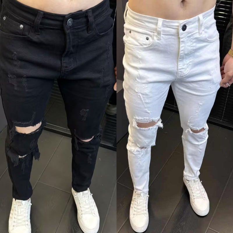 Unisex Classic Denim Jeans Loose Fit Daily Outdoor Wear - Image 2