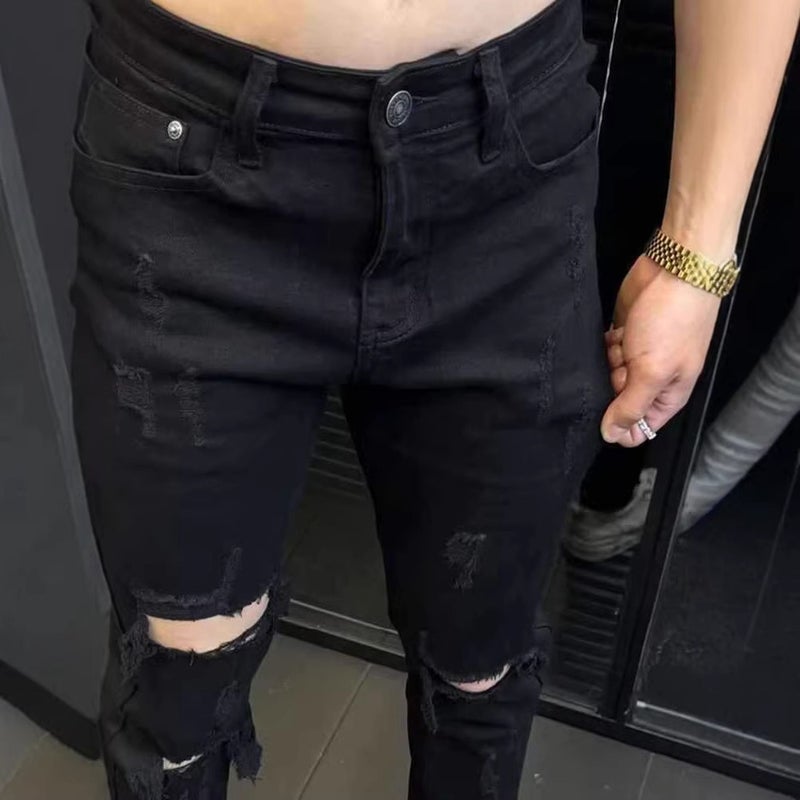 Unisex Classic Denim Jeans Loose Fit Daily Outdoor Wear - Image 4