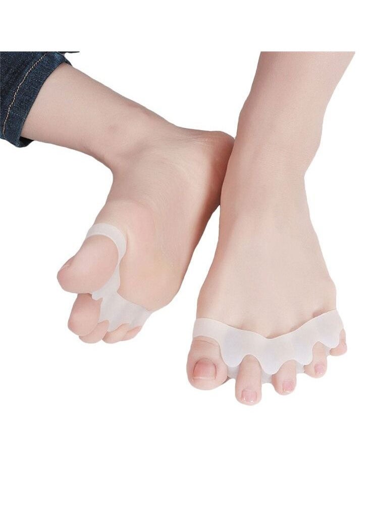 DubaiGallery 1 Pair Silicone Hallux Valgus Corrector Toe Separators Bunion Correctors Foot Finger Splitter Thumb Spacer Feet Spreader  - Image 2