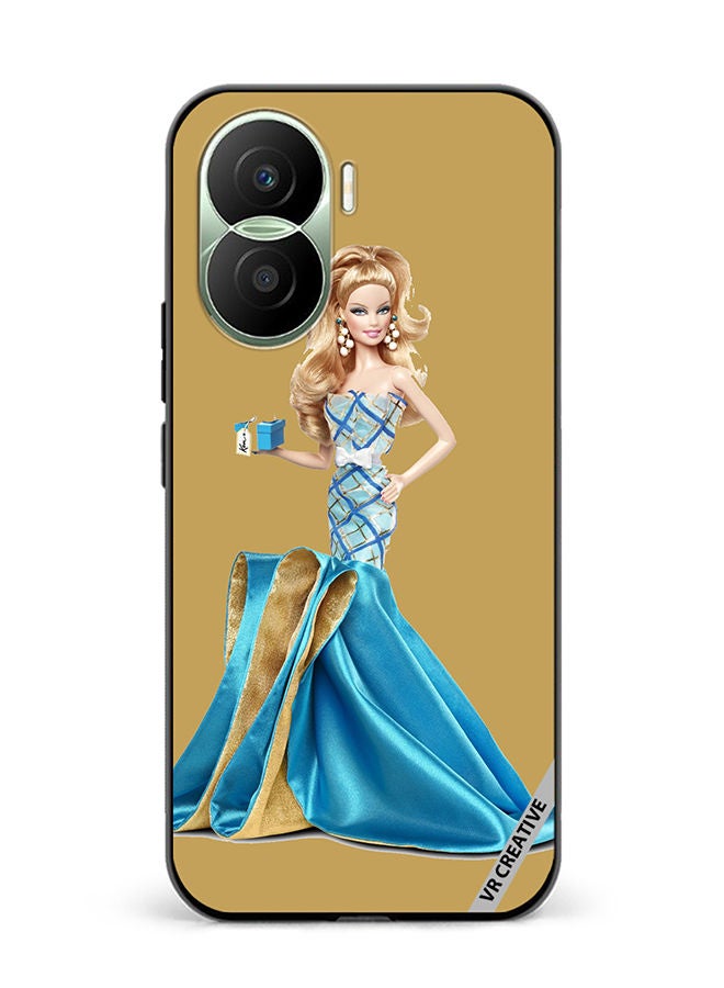 VR CREATIVE Protective Case Cover For Honor Play7T Pro Grown Design Multicolour - Image 1