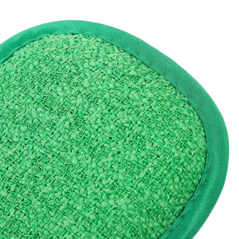 5pcs Dual Sided Microfiber Kitchen Scrub Sponges 2cm Thick Heavy Duty Eco Friendly Dishwashing Pads - Image 4