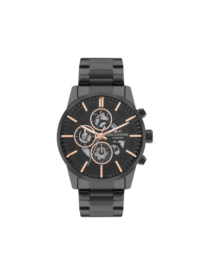 لي كوبر Men's Metal Multi Function Watch LC07562.060 - 46 mm