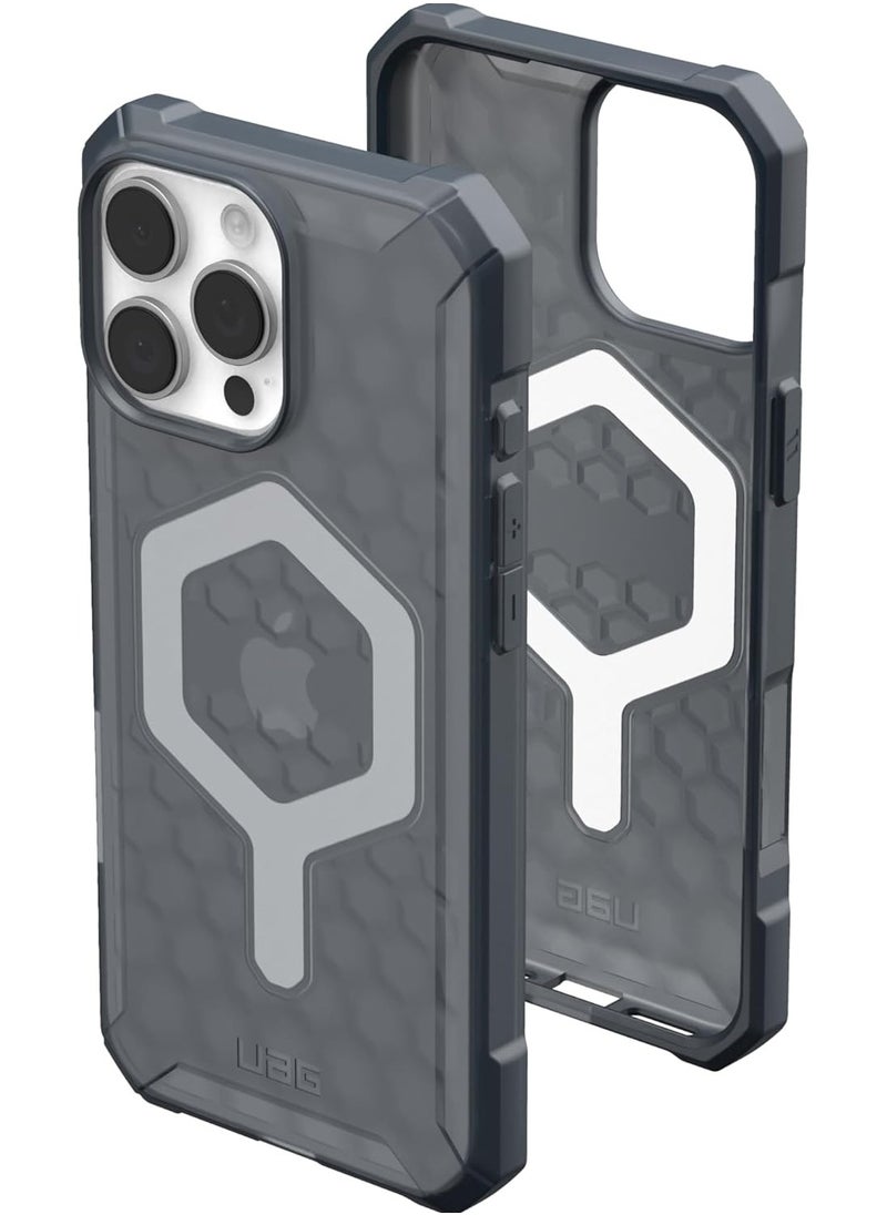 Urban Armor Gear - UAG Essential Armor MagSafe for iPhone 16 Pro MAX Case Cover [15 Feet Drop tested]  - Ash - Image 1